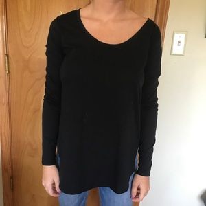 Fabletics black athletic tunic top